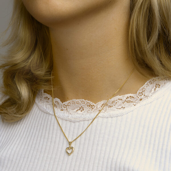 hanger hart 14K geelgoud - Afbeelding 2