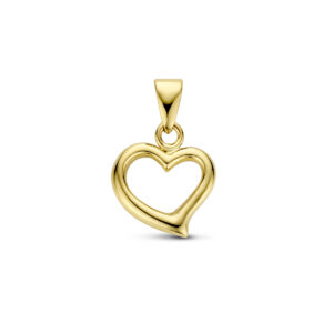 hanger hart 14K geelgoud
