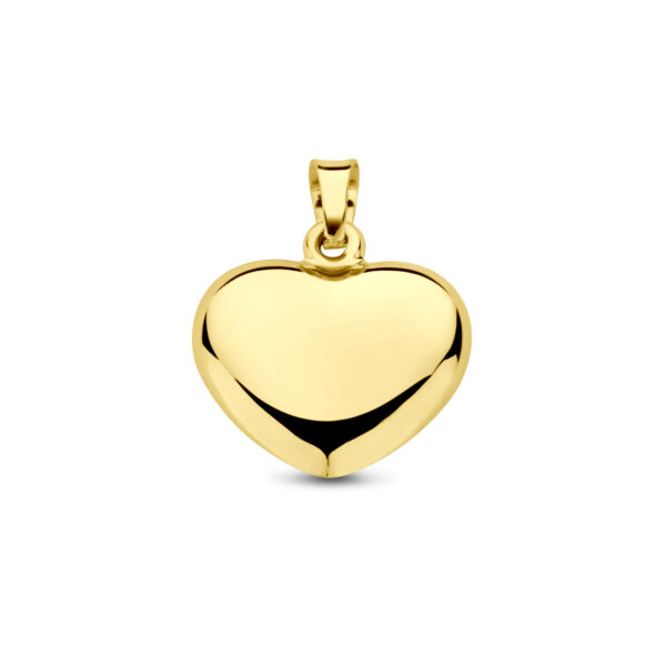 hanger hart 14K geelgoud