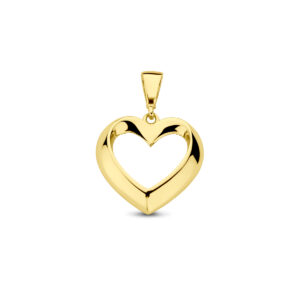 hanger hart 14K geelgoud
