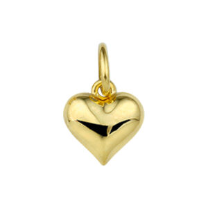 hanger hart 14K geelgoud