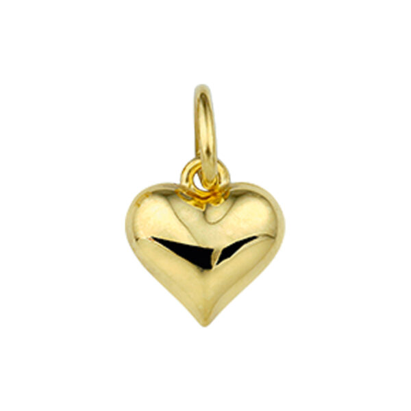 hanger hart 14K geelgoud