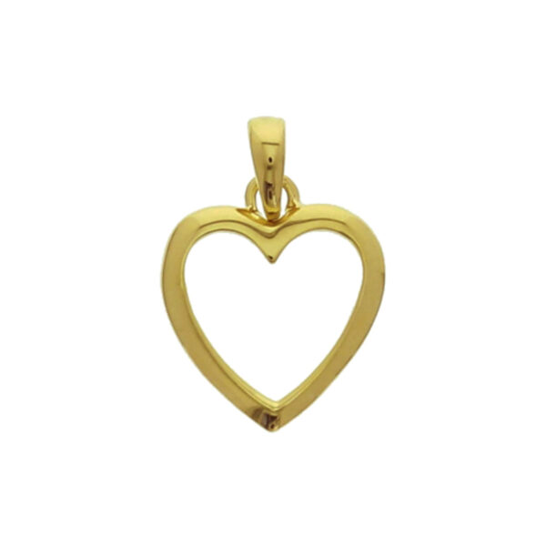 hanger hart 14K geelgoud