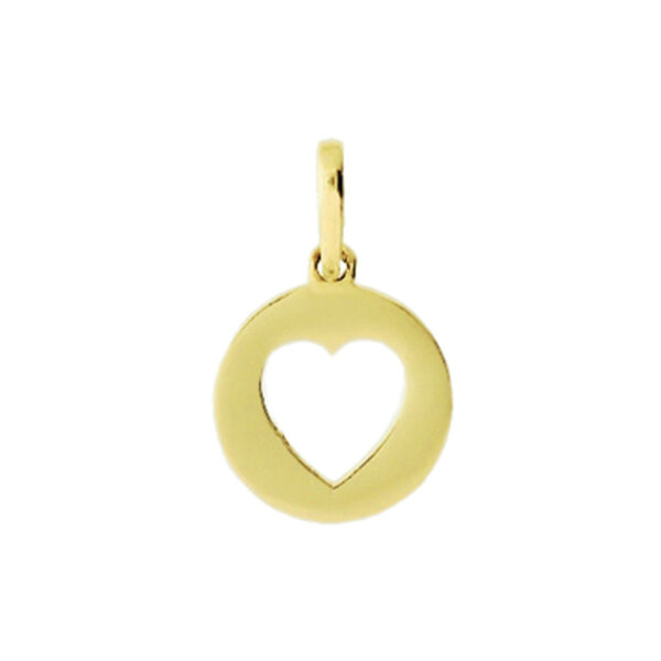 hanger hart 14K geelgoud