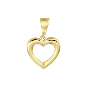 hanger hart 14K geelgoud