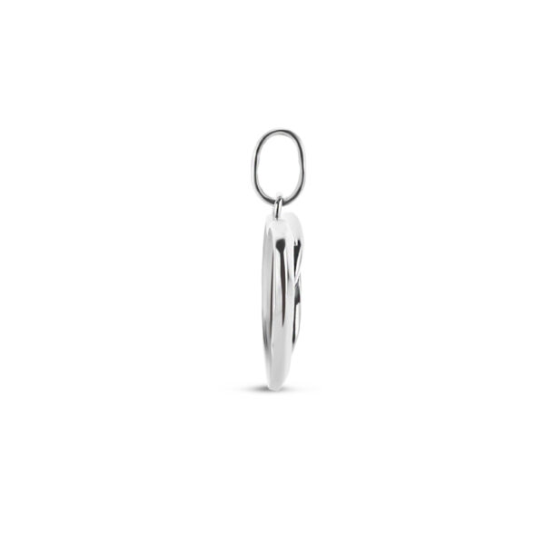 hanger hart en infinity zilver gerhodineerd - Afbeelding 3