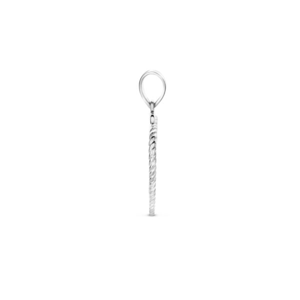 hanger hart en muzieknoot zilver gerhodineerd - Afbeelding 3