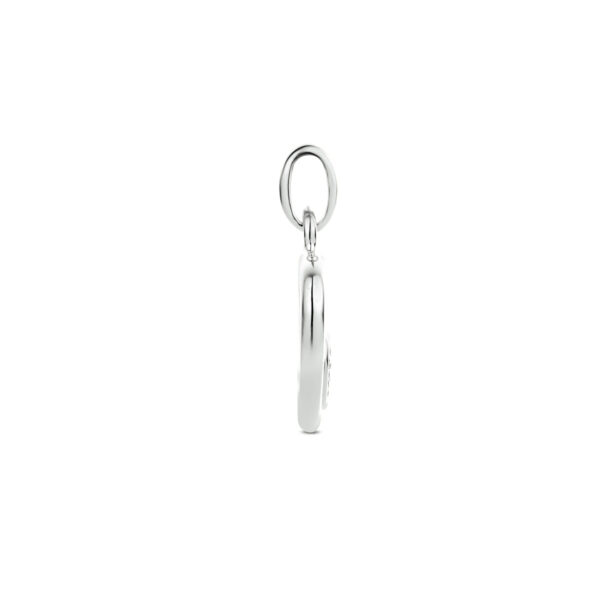 hanger hart zilver gerhodineerd - Afbeelding 3