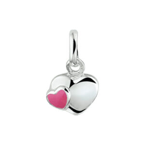 hanger hart zilver wit