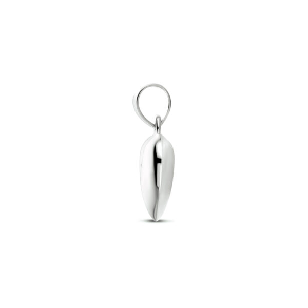 hanger hartje 14K witgoud - Afbeelding 3
