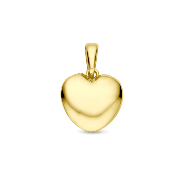 hanger hartje 16 mm 14K geelgoud