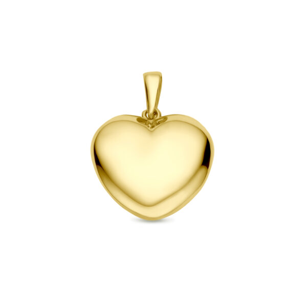 hanger hartje 19 mm 14K geelgoud