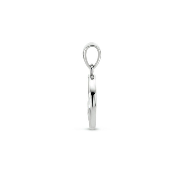 hanger hartjes zirkonia zilver gerhodineerd - Afbeelding 3