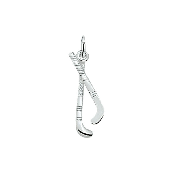 hanger hockeysticks zilver gerhodineerd