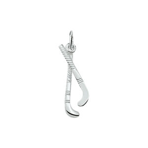 hanger hockeysticks zilver wit