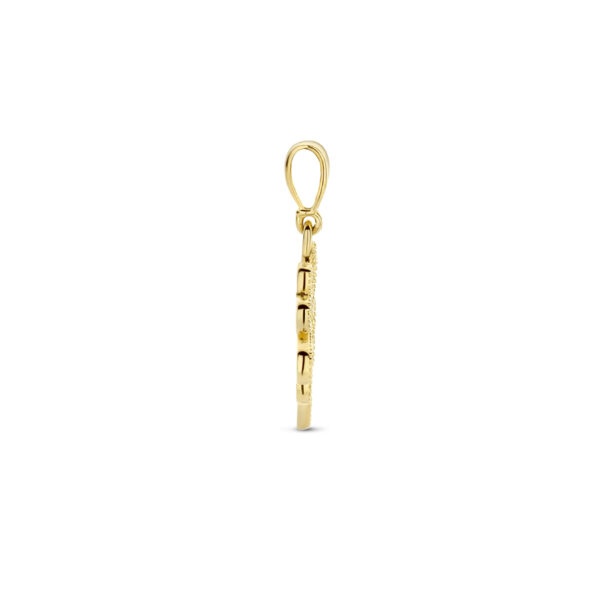 hanger klaver 14K geelgoud - Afbeelding 3