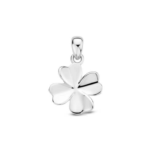 hanger klaver zilver gerhodineerd