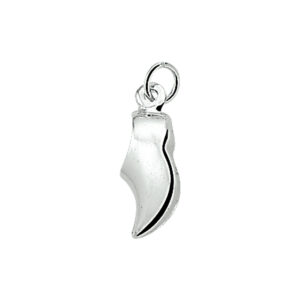 hanger klomp zilver wit