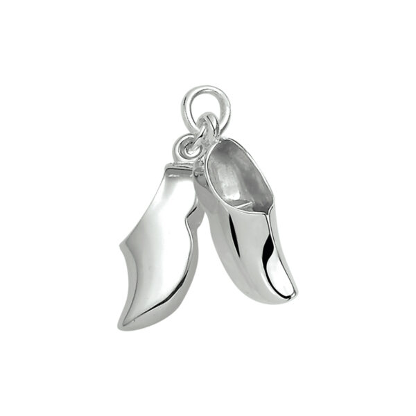 hanger klompjes zilver wit