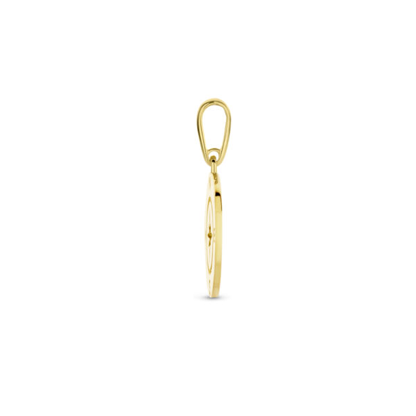 hanger kompas 14K geelgoud - Afbeelding 3