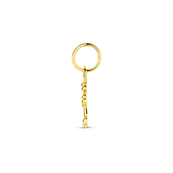 hanger kruis 12 mm 14K geelgoud - Afbeelding 3