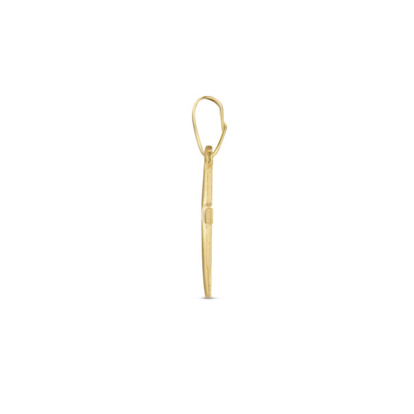 hanger kruis 13 mm 14K geelgoud - Afbeelding 3