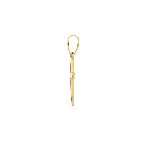 hanger kruis 13 mm 14K geelgoud - Afbeelding 3