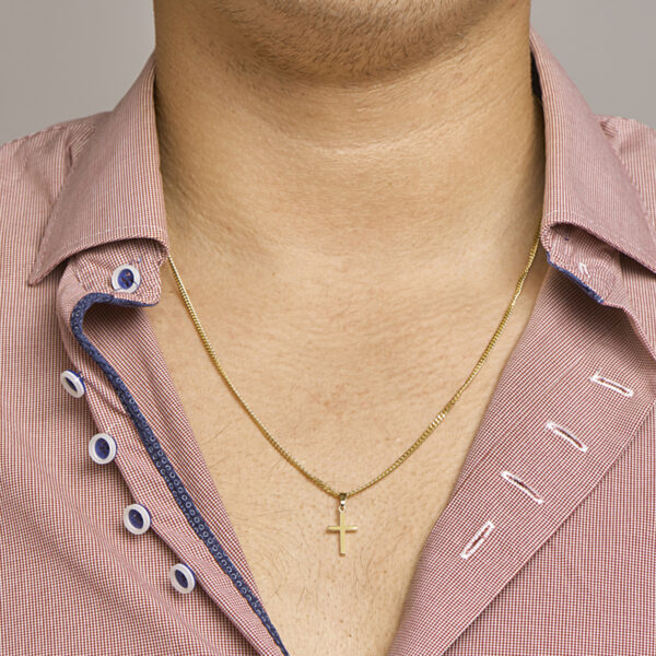 hanger kruis 14K geelgoud - Afbeelding 2