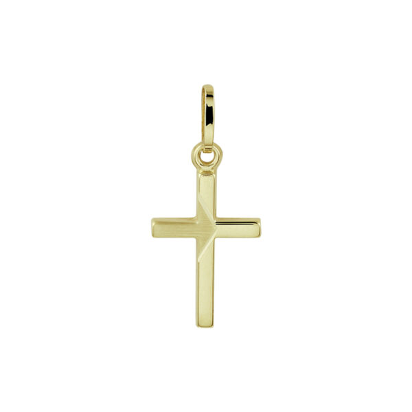 hanger kruis 14K geelgoud
