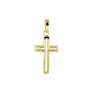 hanger kruis 14K geelgoud