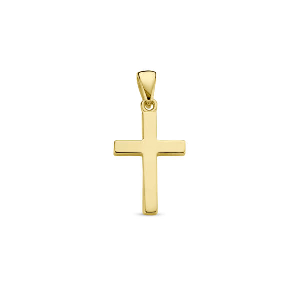 hanger kruis 14K geelgoud