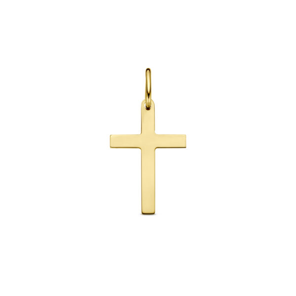 hanger kruis 14K geelgoud