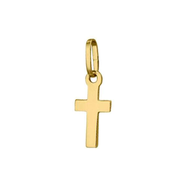 hanger kruis 14K geelgoud