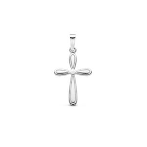 hanger kruis 25 mm zilver gerhodineerd