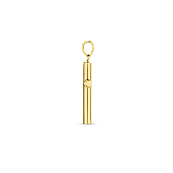 hanger kruis 28 mm 14K geelgoud - Afbeelding 3