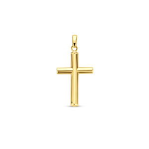 hanger kruis 28 mm 14K geelgoud