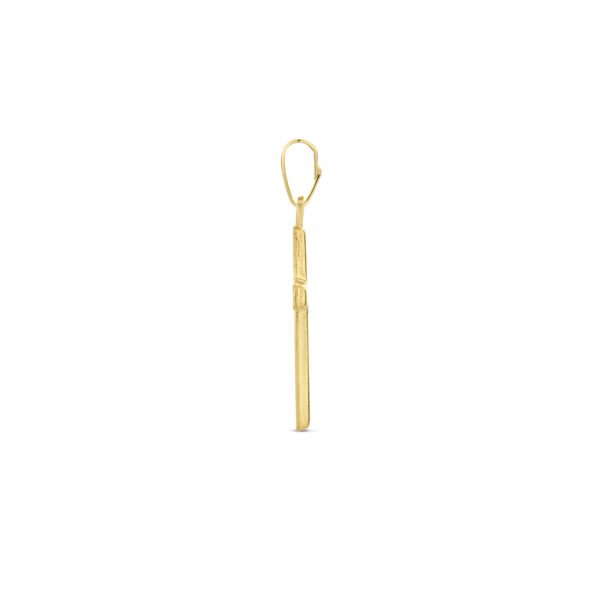 hanger kruis gediamanteerd 14K geelgoud - Afbeelding 3