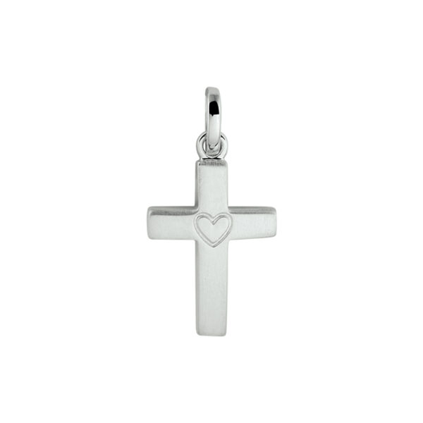 hanger kruis zilver gerhodineerd