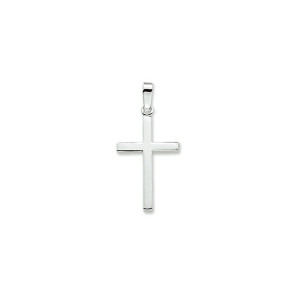 hanger kruis zilver gerhodineerd
