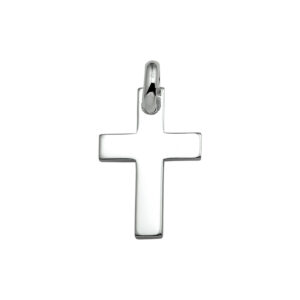 hanger kruis zilver wit