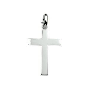 hanger kruis zilver wit
