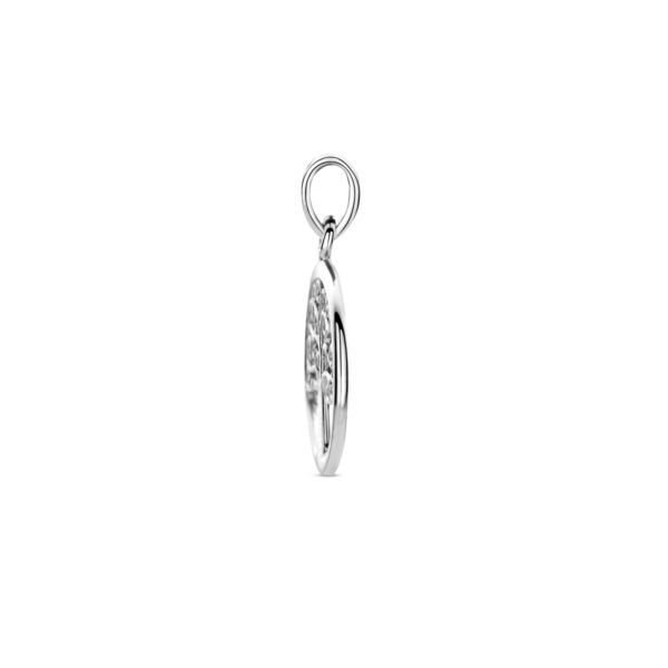 hanger levensboom 15,5 mm zilver gerhodineerd - Afbeelding 3