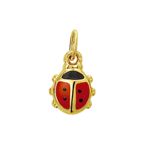 hanger lieveheersbeestje 14K geelgoud