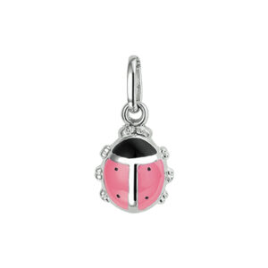 hanger lieveheersbeestje zilver gerhodineerd