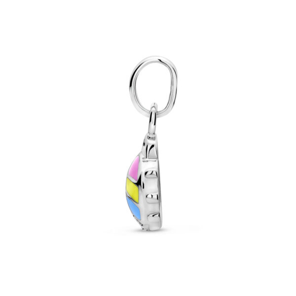 hanger lieveheersbeestje zirkonia zilver gerhodineerd - Afbeelding 3
