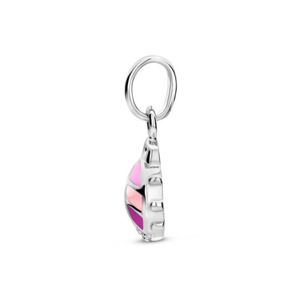 hanger lieveheersbeestje zirkonia zilver gerhodineerd - Afbeelding 3