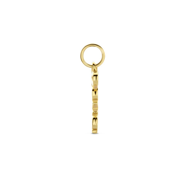 hanger love 20 mm 3 micron zilver verguld (geel) - Afbeelding 3