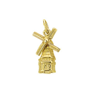 hanger molen 14K geelgoud