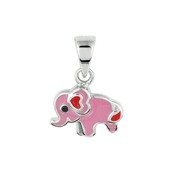 hanger olifant zilver gerhodineerd