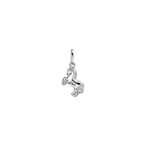 hanger paard zilver gerhodineerd